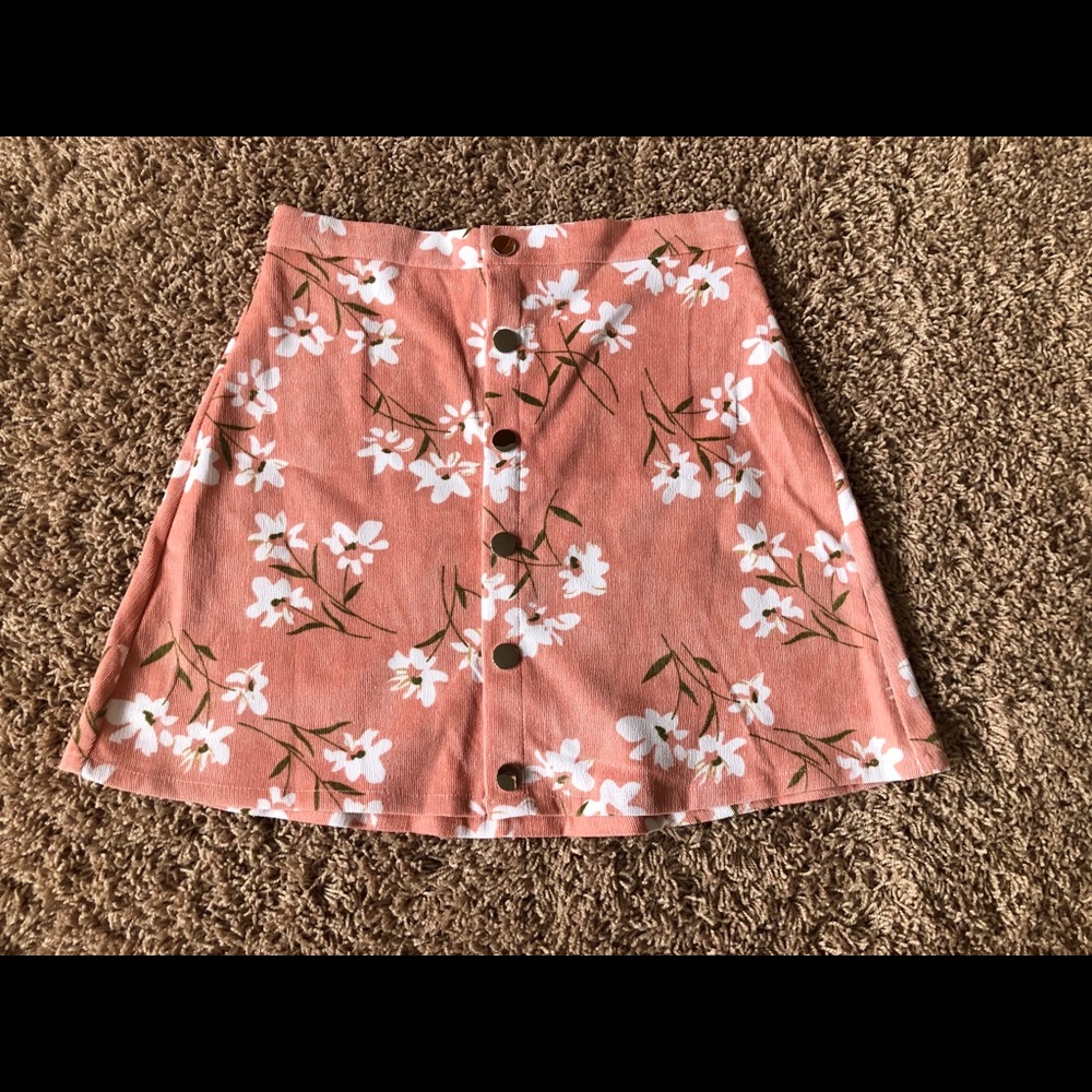 Shein Floral Skirt